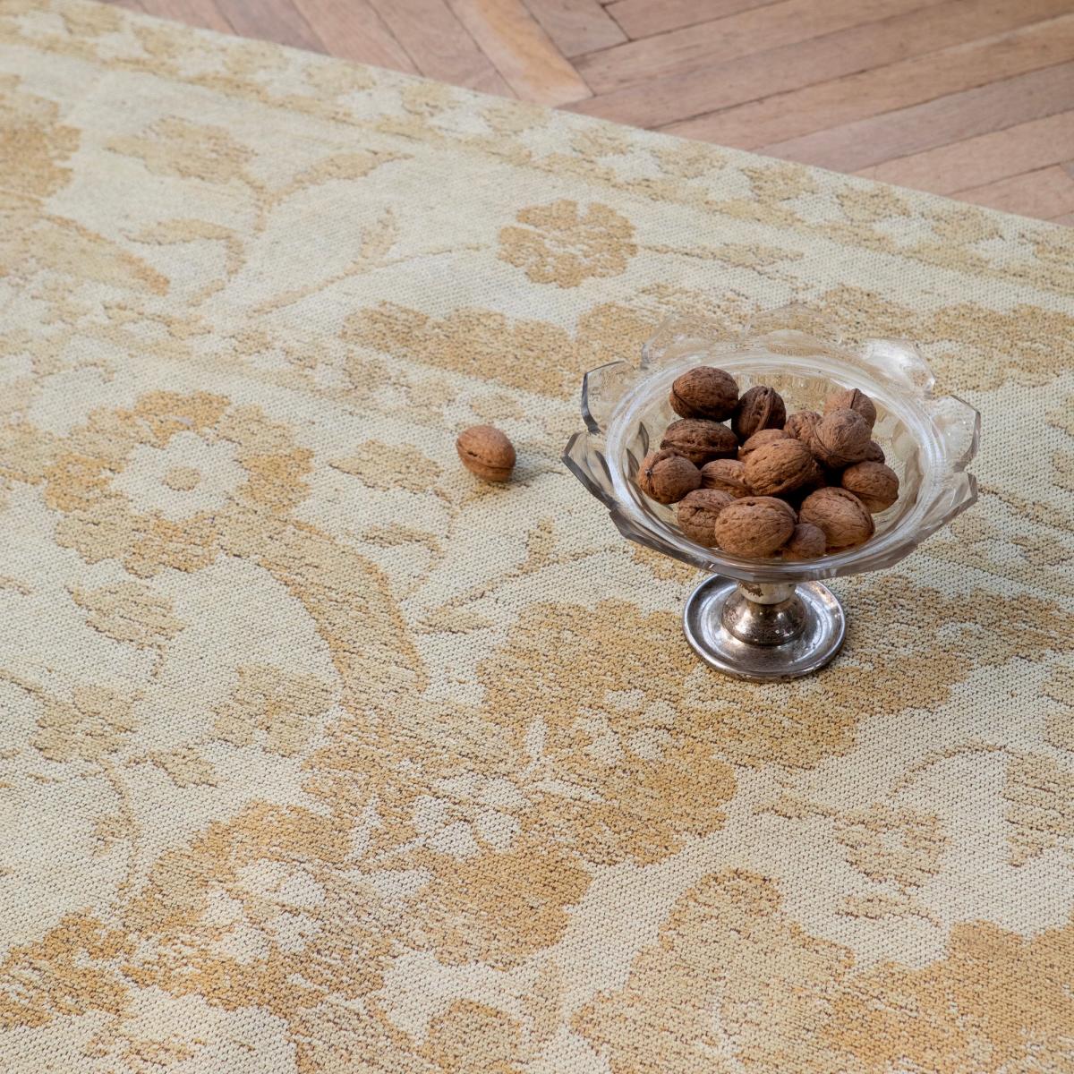 Newborough Jacquard 081606 Rug by Laura Ashley in Pale Gold 140x200cm – image 2