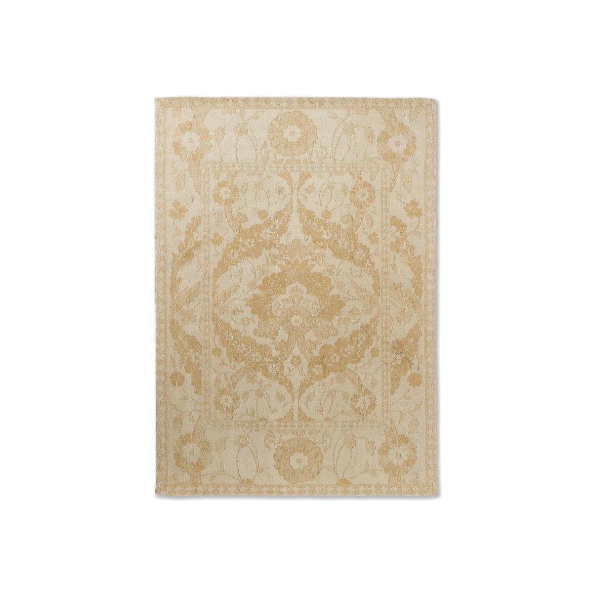 Newborough Jacquard 081606 Rug by Laura Ashley in Pale Gold 140x200cm – image 1