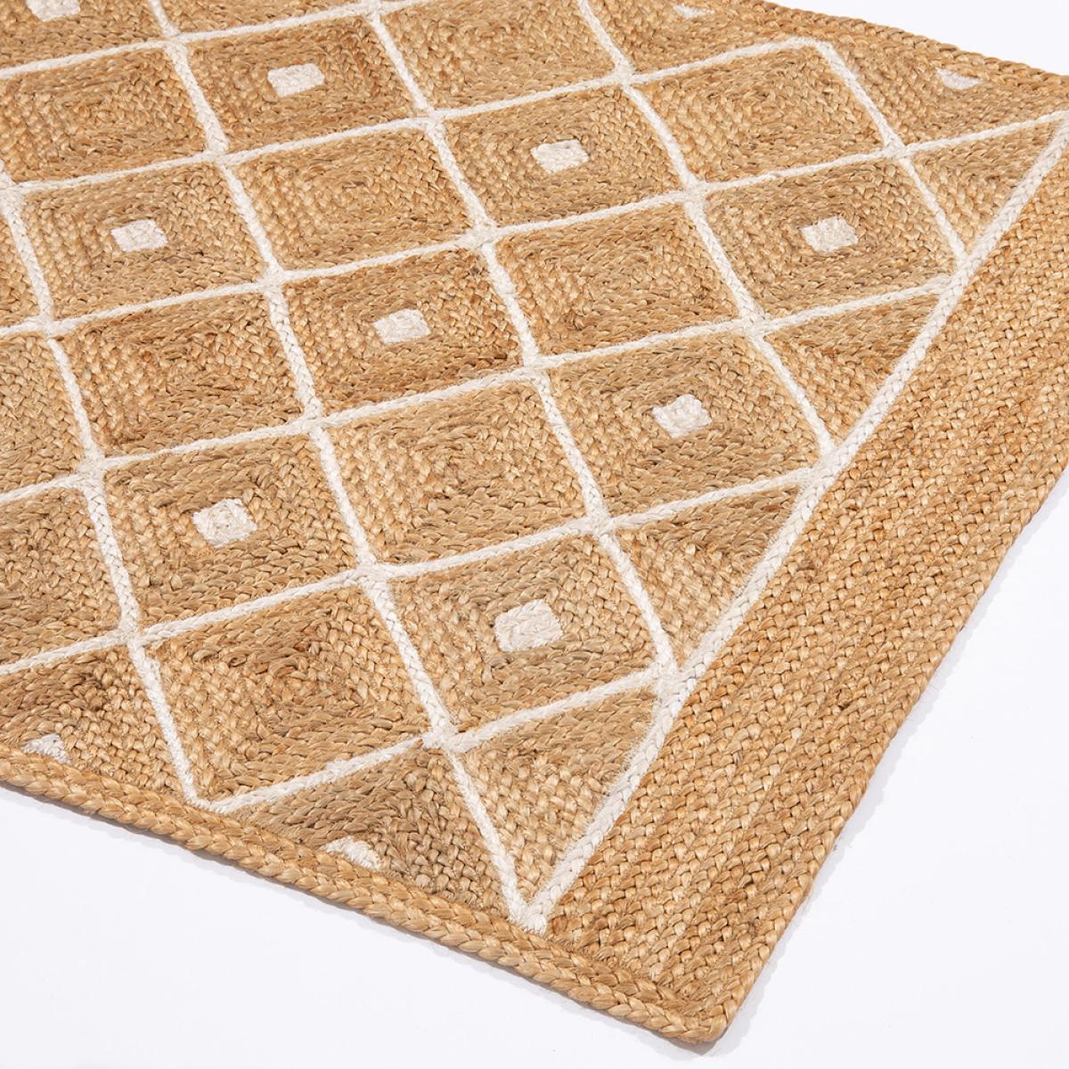Natural Diamond Prestbury Hand Braided Jute Rug in Natural 120x170cm – image 3