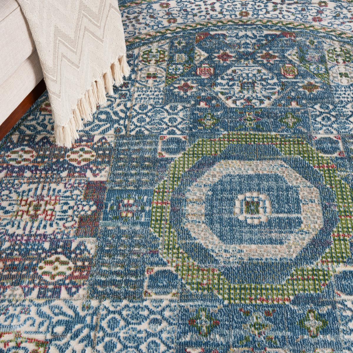 Ankara Global Vintage Rugs ANR17 by Nourison in Ivory Light Blue – image 2
