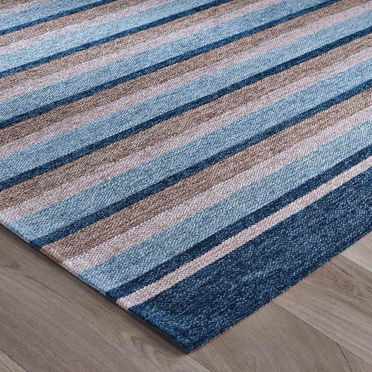 Pacific Anti Slip Rugs 176X in Blue and Beige – image 2