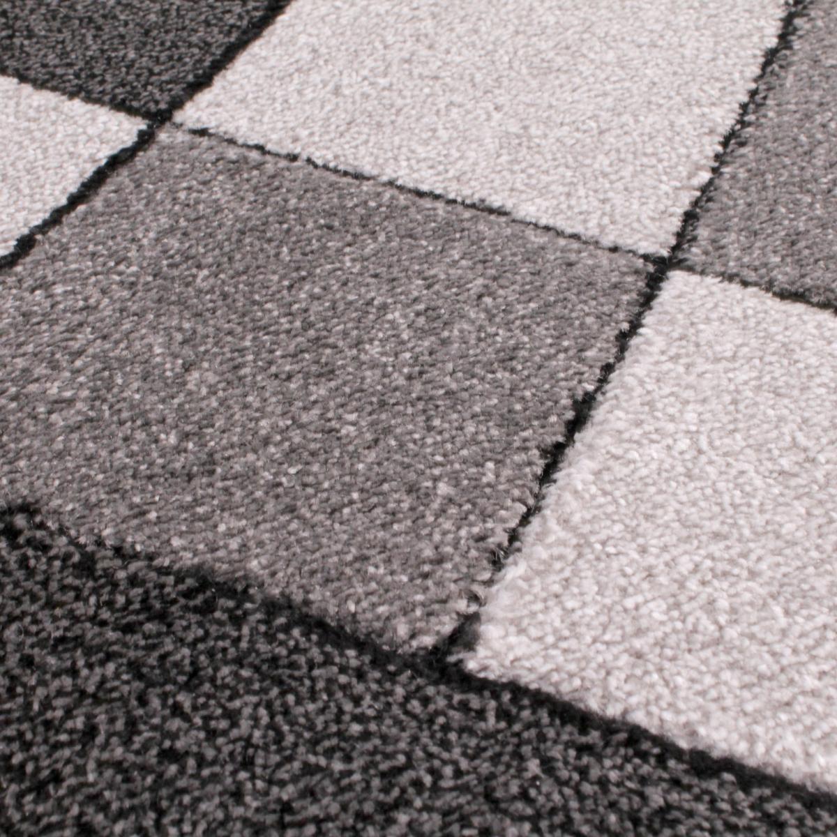 Orbit Blocks Geometric Abstract Rugs in Silver&nbsp;160x230cm – image 4