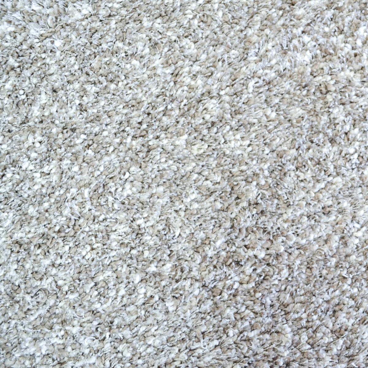 Twilight Speckled Shaggy Circle Rugs 39001 2211 in White Linen&nbsp;120x120cm – image 4