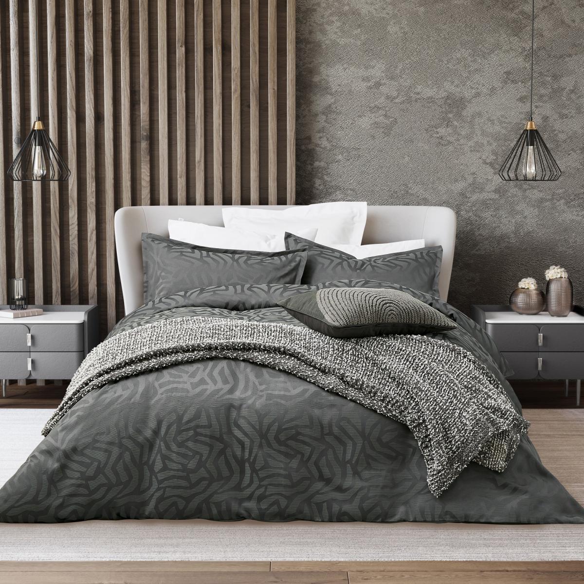 Nalu Makia Bedding by Nicole Scherzinger in Charcoal Grey 140x200cm – image 2