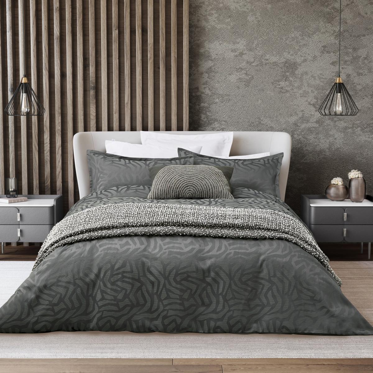 Nalu Makia Bedding by Nicole Scherzinger in Charcoal Grey 140x200cm – image 1