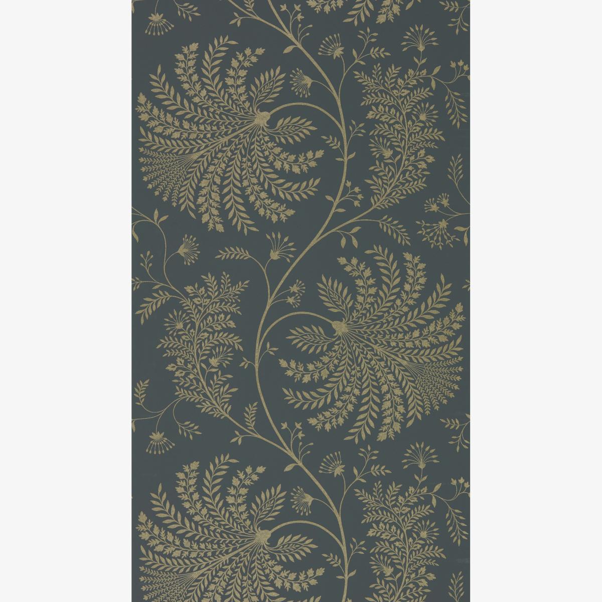 Mapperton Wallpaper 216345 by Sanderson in Graphite GilverRoll