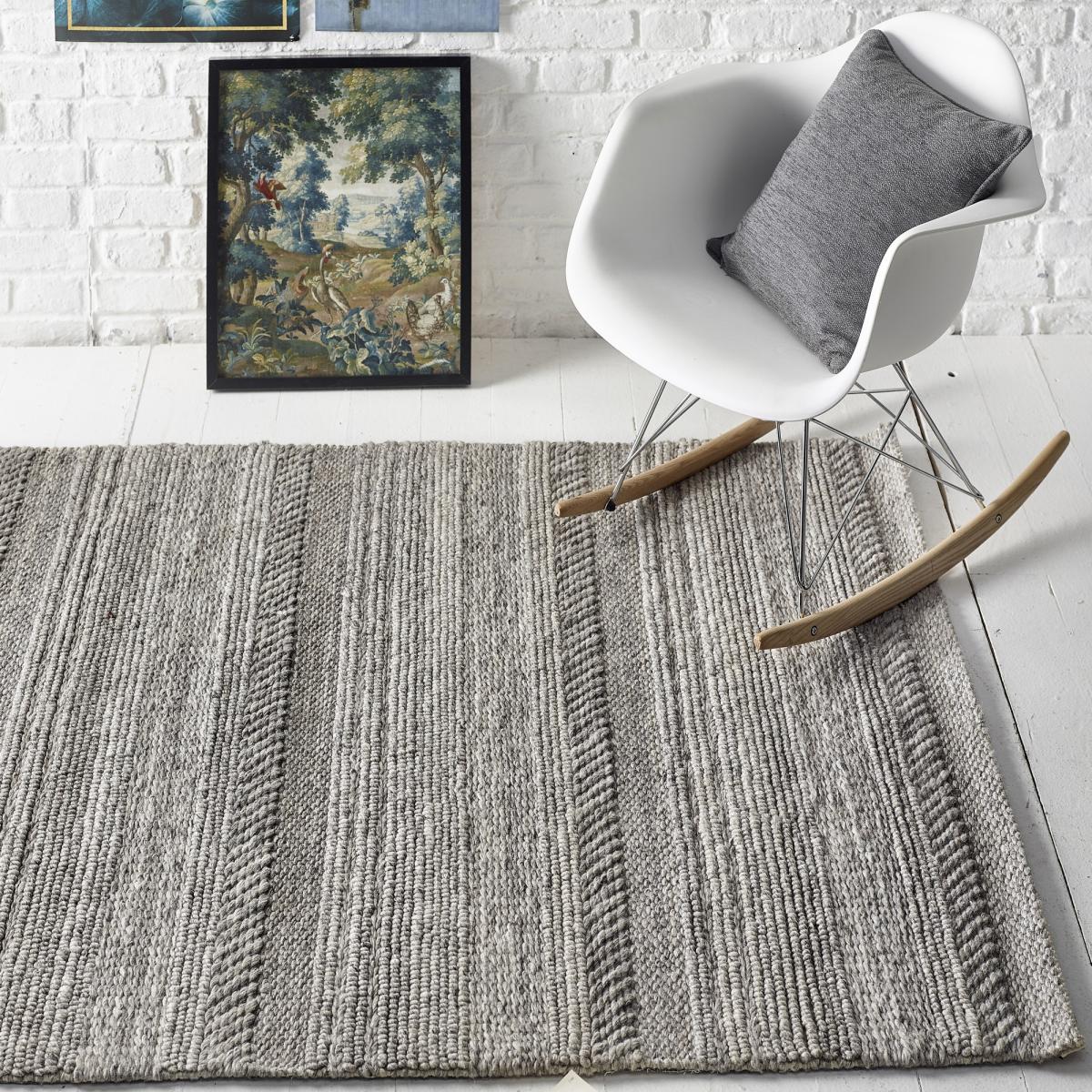 Chunky Knit Rugs in Natural – image 1