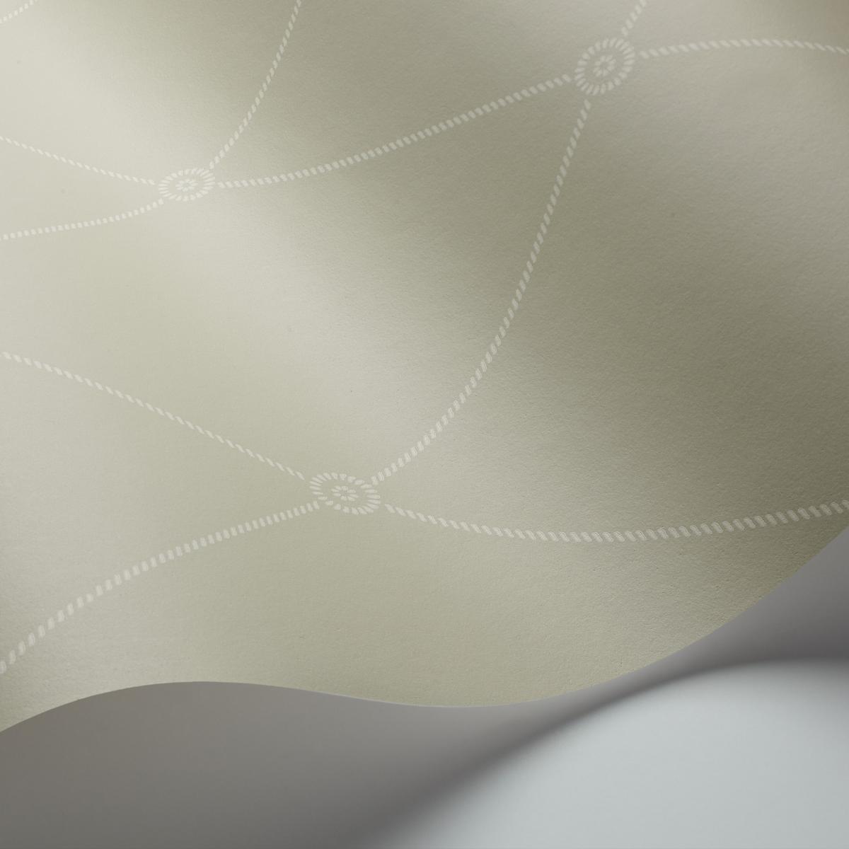 Large Georgian Rope Trellis Wallpaper 100 13065 by Cole & Son in Olive&nbsp;Roll – image 2