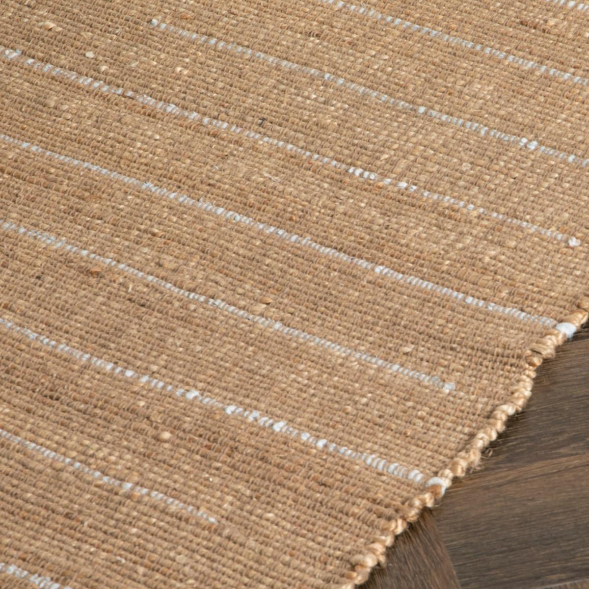 Bali Coastal Stripe Jute Runner Rug in Natural60x230cm – image 2