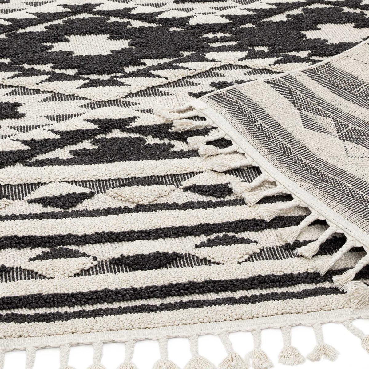 Taza Boho Scandi Rugs in TA04 Black – image 2