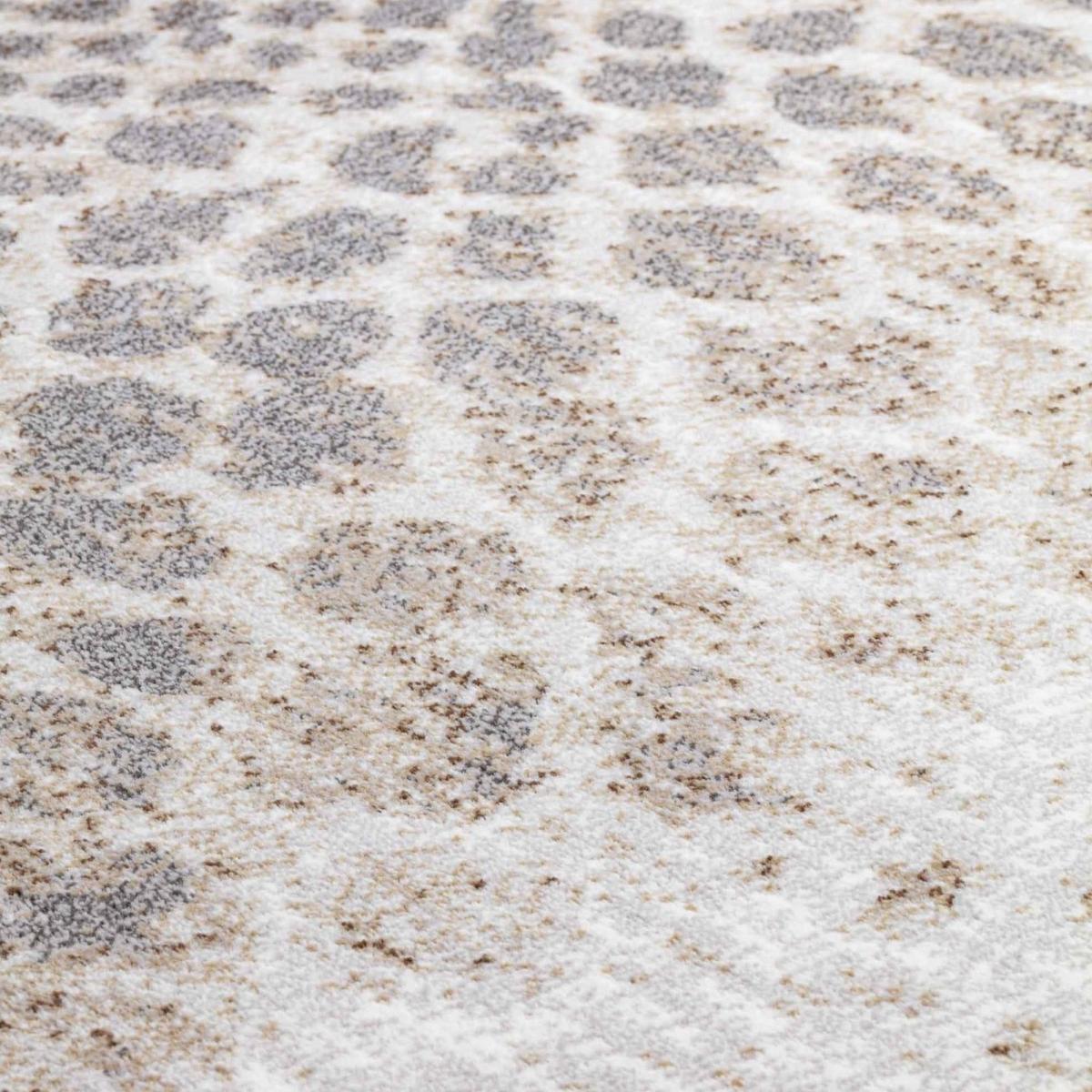 Simba Animal Print Modern Rugs 12263 910 in Beige135x200cm – image 3
