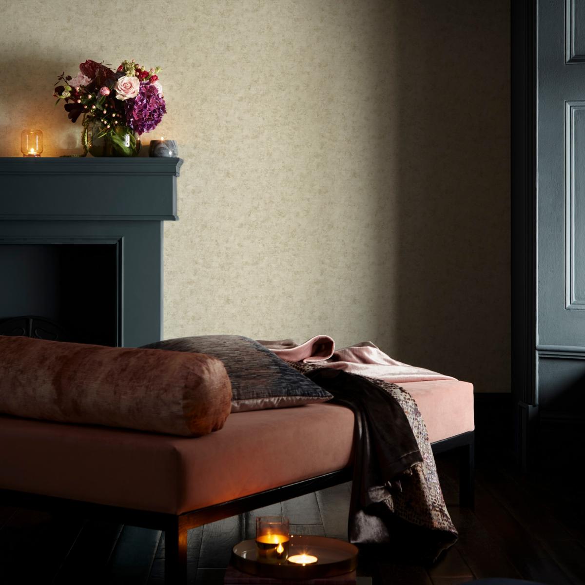 Impression Wallpaper W0152 02 by Clarke and Clarke in Natural Roll – image 1