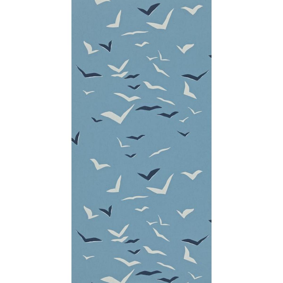 Flight Wallpaper 110210 by Scion in Denim Indigo Chalk Roll – image 2