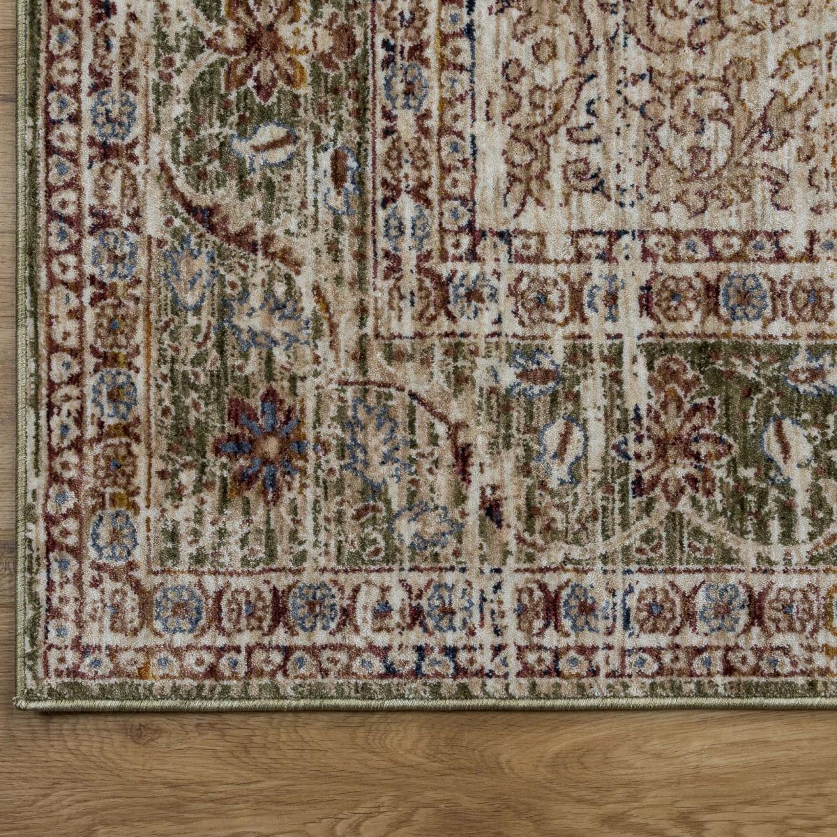Alhambra Traditional rugs 6594B in IVORY GREEN 160x230cm – image 3