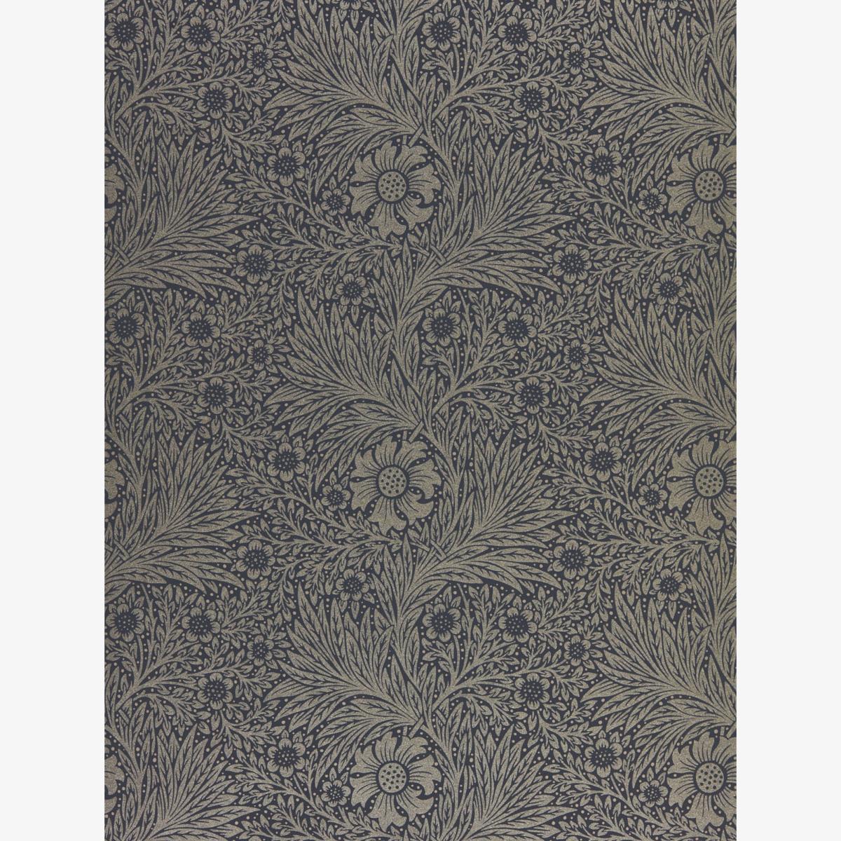 Pure Marigold Wallpaper 216535 by Morris & Co in Black Ink Roll