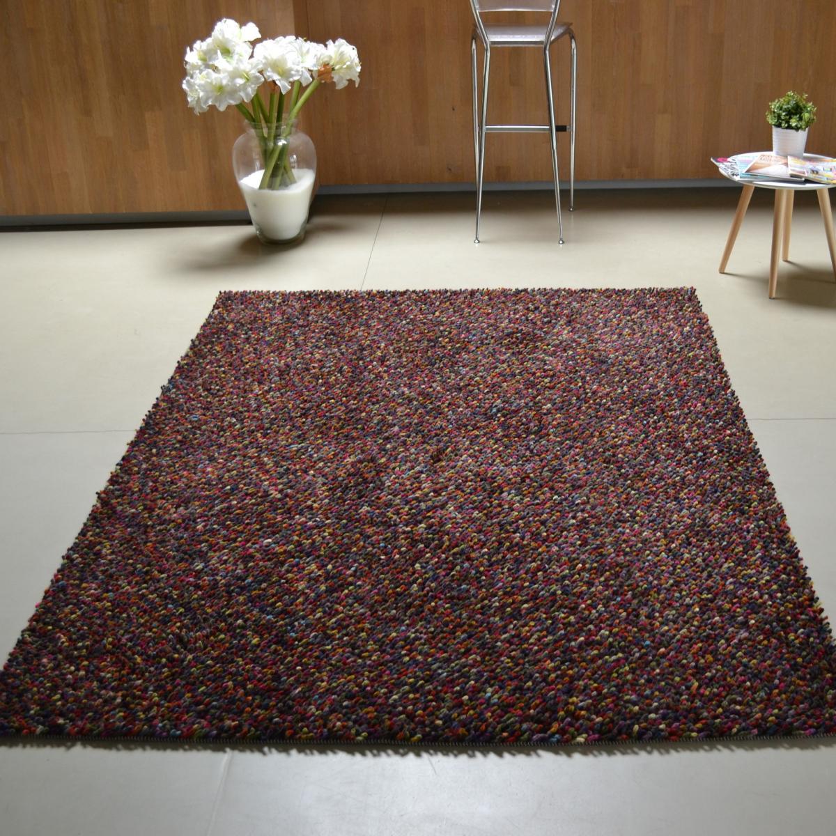 Dots 170415 Shaggy Wool Designer Rugs by Brink and Campman – image 1
