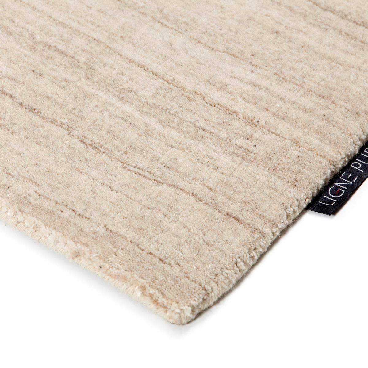 Ripple Fine Stripes Rugs 214 001 100 in Ivory by Ligne Pure 200x300cm – image 2