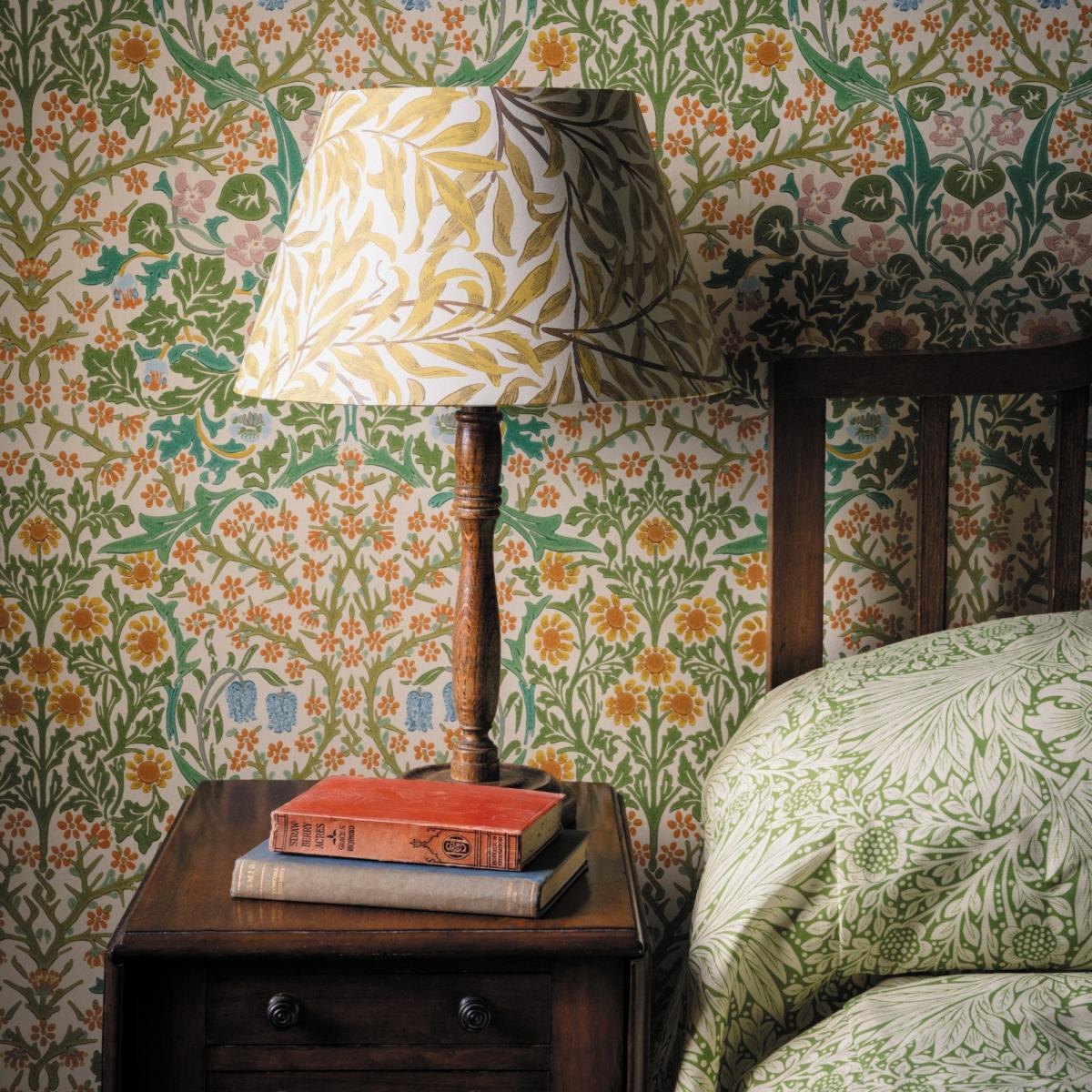 Blackthorn Wallpaper 217105 by Morris & Co in Spring Multi Roll – image 2
