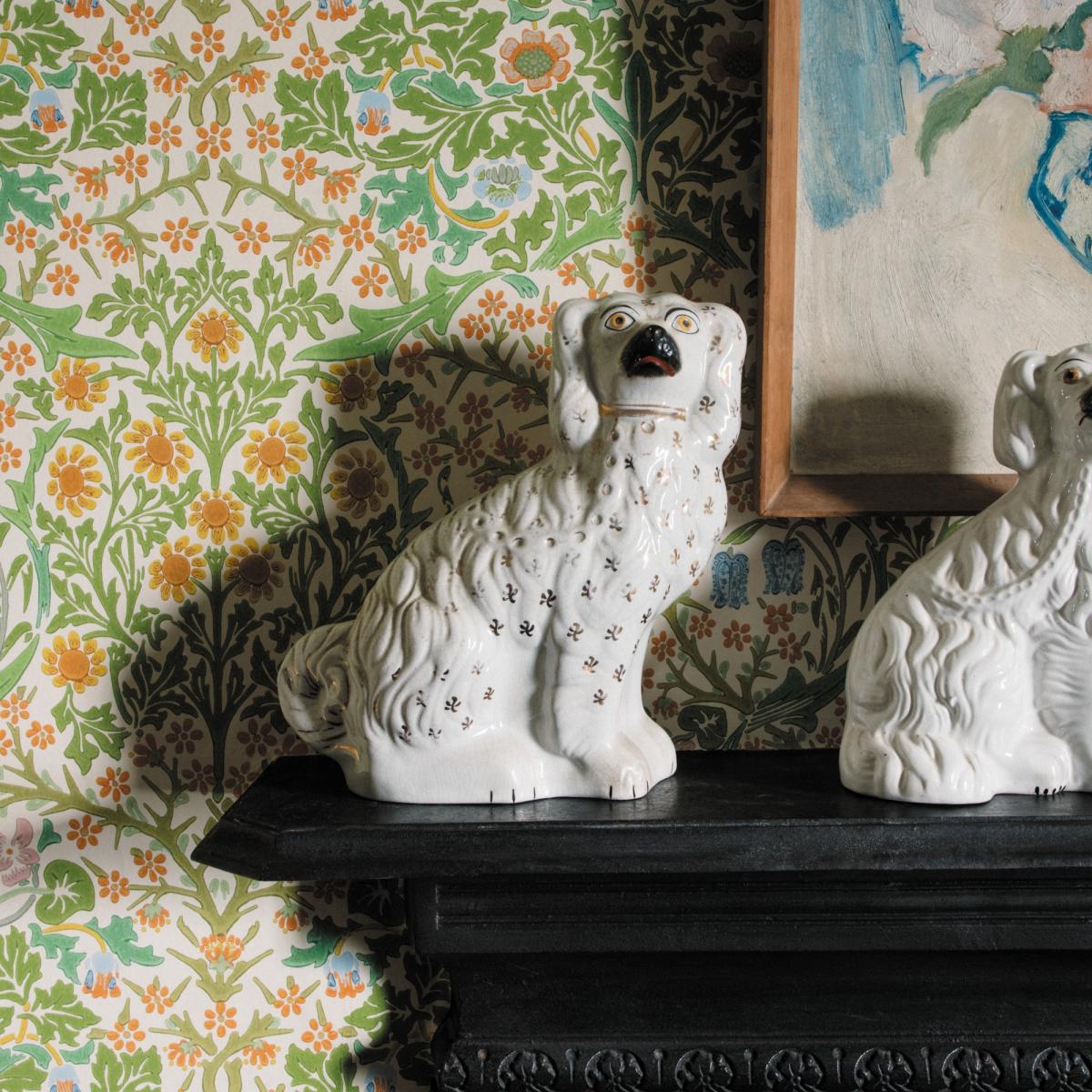 Blackthorn Wallpaper 217105 by Morris & Co in Spring Multi Roll – image 3