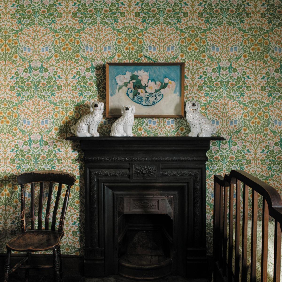 Blackthorn Wallpaper 217105 by Morris & Co in Spring Multi Roll – image 1