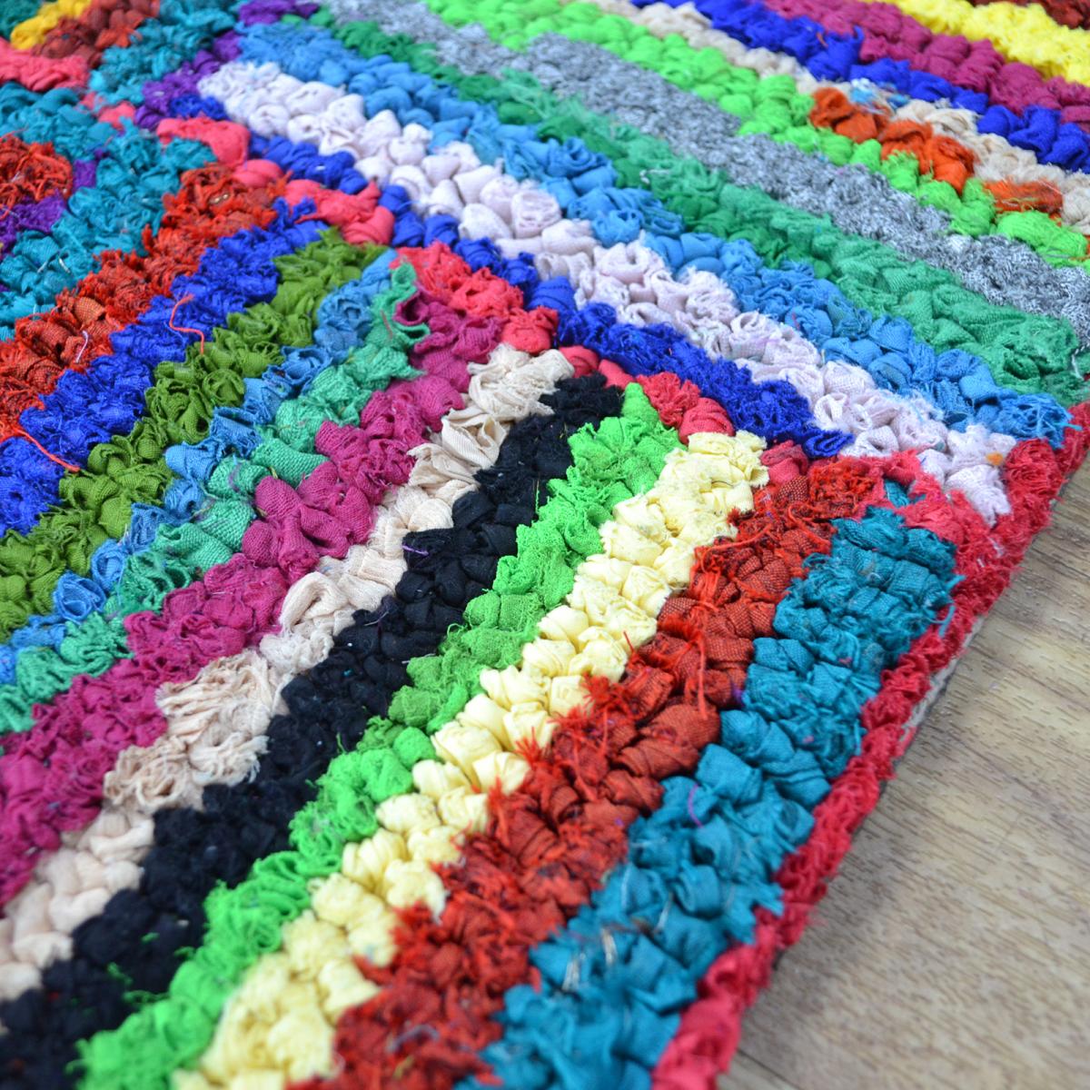 Cotton Chindi Sunshine Multicoloured Rugs 03 160x230cm – image 3