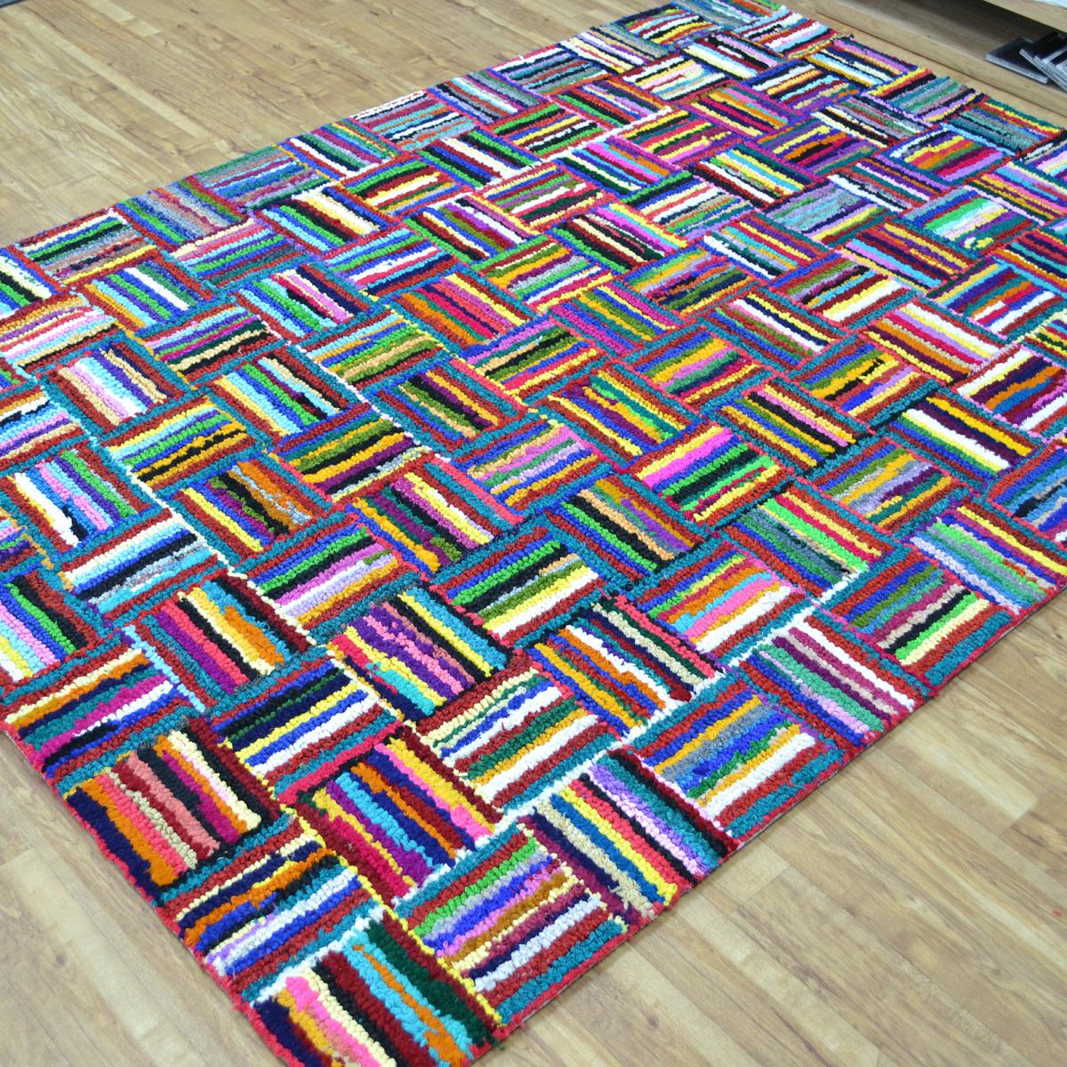 Cotton Chindi Sunshine Multicoloured Rugs 03 160x230cm – image 4