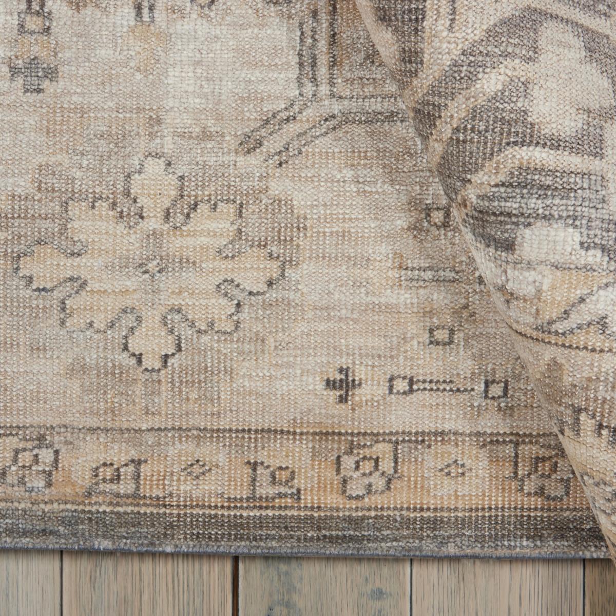 Aldora ALD08 Traditional Bordered Rugs in Aubergine by Nourison 168x244cm – image 4