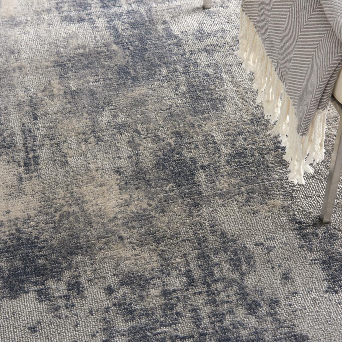 Rustic Textures Rugs RUS02 in BLUIV 160x221cm – image 3