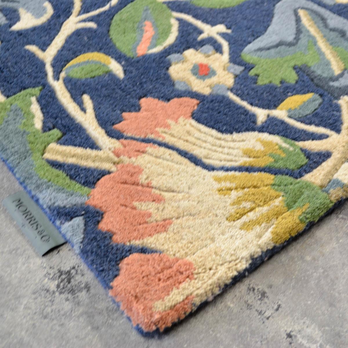 Lodden Rugs 27808 in Indigo and Mineral by William Morris – image 2
