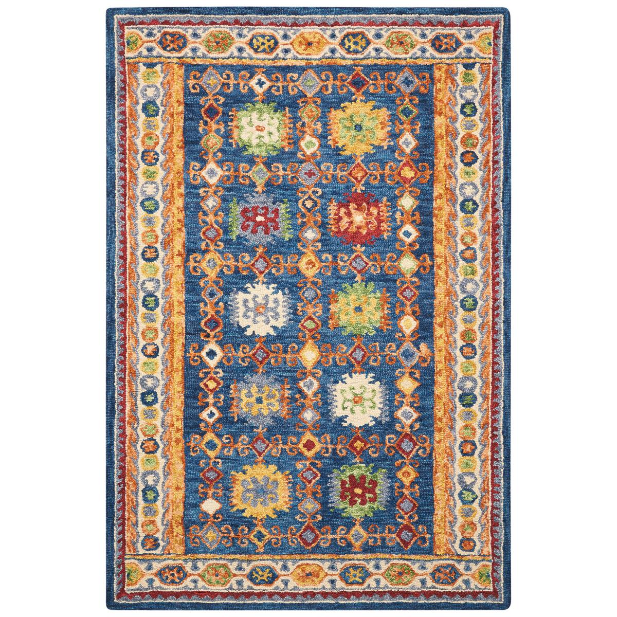 Vibrant Rugs VIB09 in Navy by Nourison 152x229cm – image 5