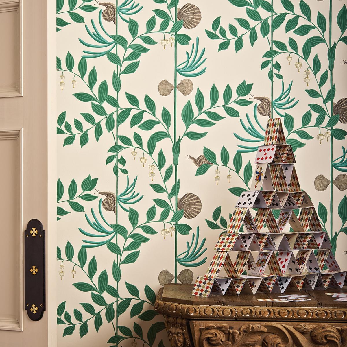 Secret Garden Wallpaper 9030 by Cole & Son in Forest GreenRoll