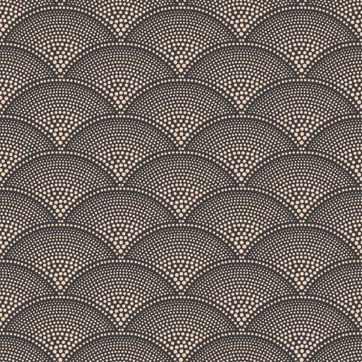 Feather Fan Wallpaper 10033 by Cole & Son in Charcoal Bronze Brown Roll – image 1