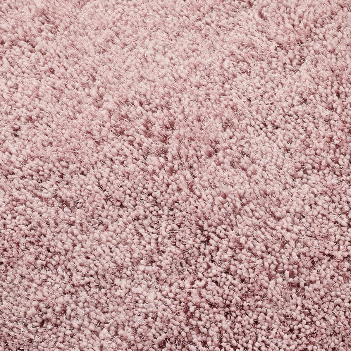 Chicago Shaggy Modern Plain Rugs in Pink 160x230cm – image 2