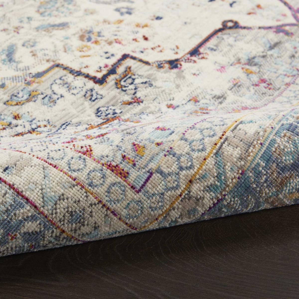 Vintage Kashan Traditional Runner Rugs VKA07 by Nourison in Ivory Blue&nbsp;61x122cm – image 2