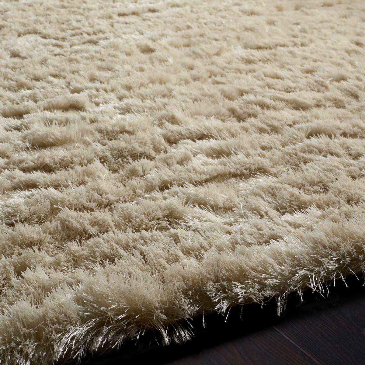 Carved Glamour Shaggy Rugs in Natural By Origins 120x170cm – image 2
