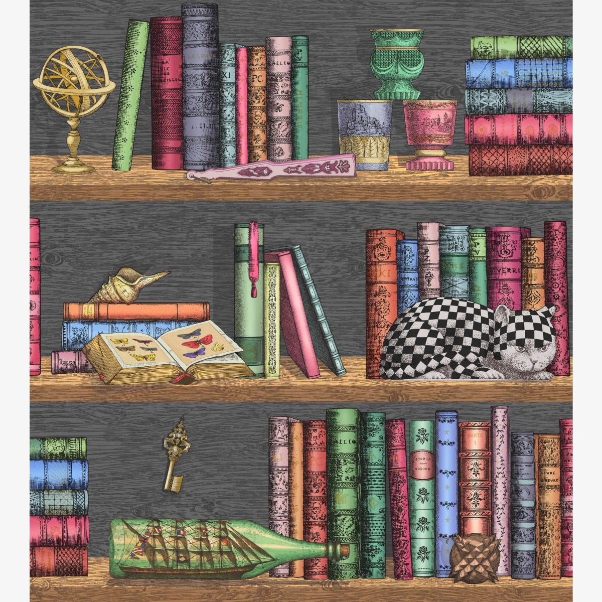 Libreria Wallpaper 13025 by Cole & Son in Rich Multi Roll – image 1