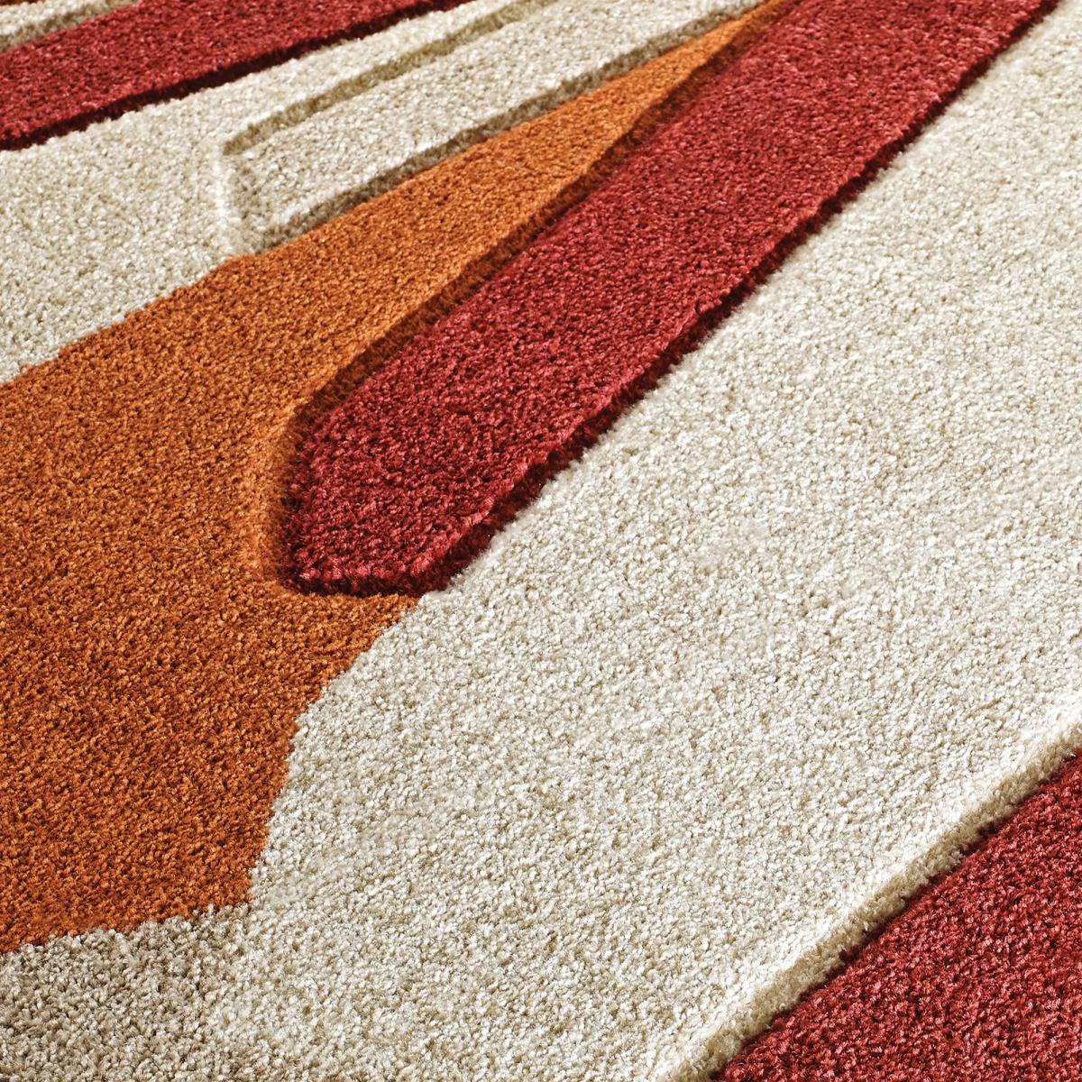 Portland Splinter Geometric RugsRugs 3337 E in Terracotta Red Beige 120x170cm – image 3