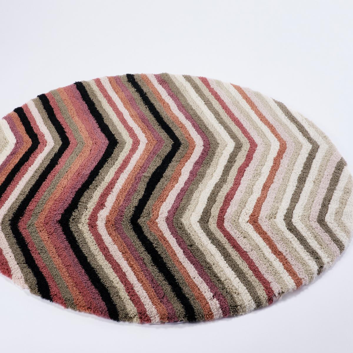 Dana 519 Circle Bath Mat in Sedona Pink by Abyss & Habidecor 120x120cm – image 3