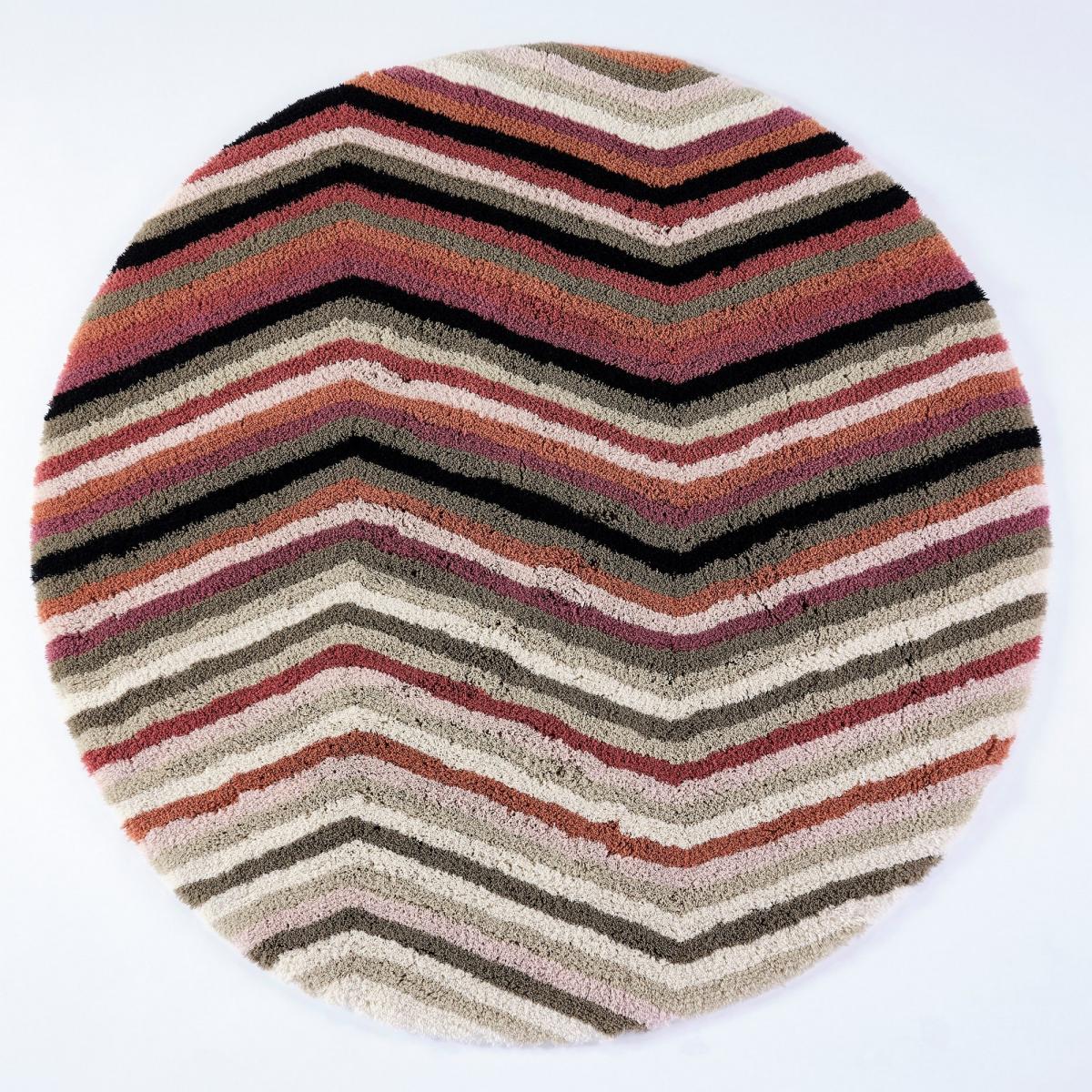 Dana 519 Circle Bath Mat in Sedona Pink by Abyss & Habidecor 120x120cm – image 5