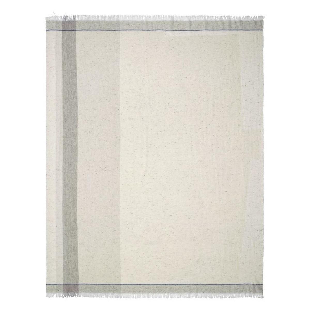Burano Dove Wool Silk Throw in Grey By Designers Guild 130x180cm – image 3
