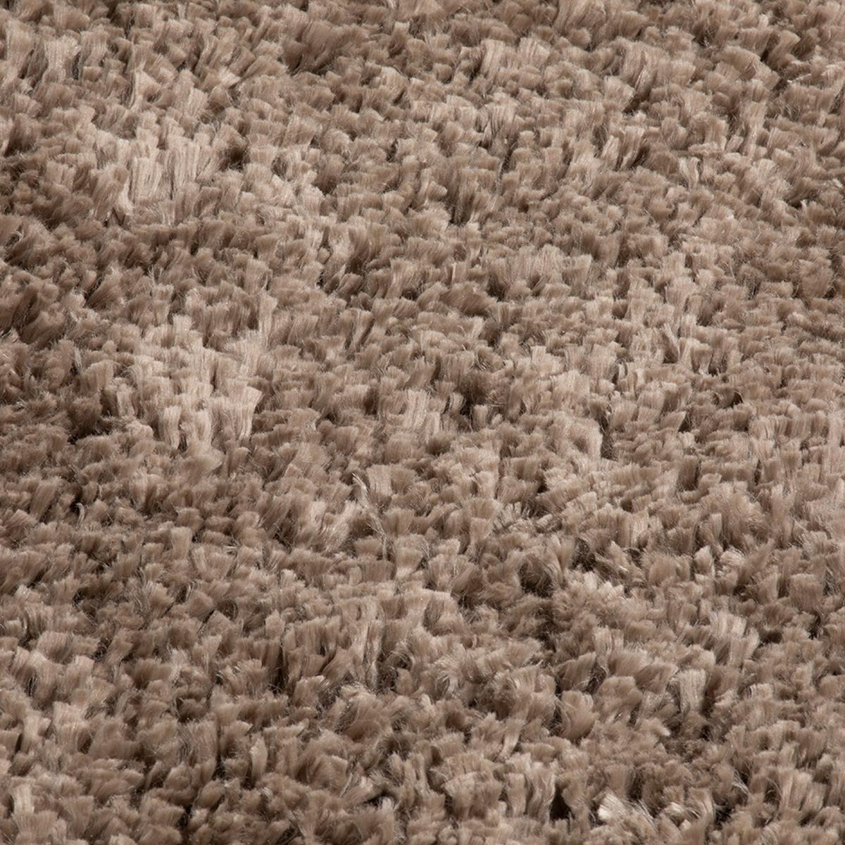 Larissa Washable Plain Shaggy Runner Rug in Chocolate Brown67x200cm – image 3
