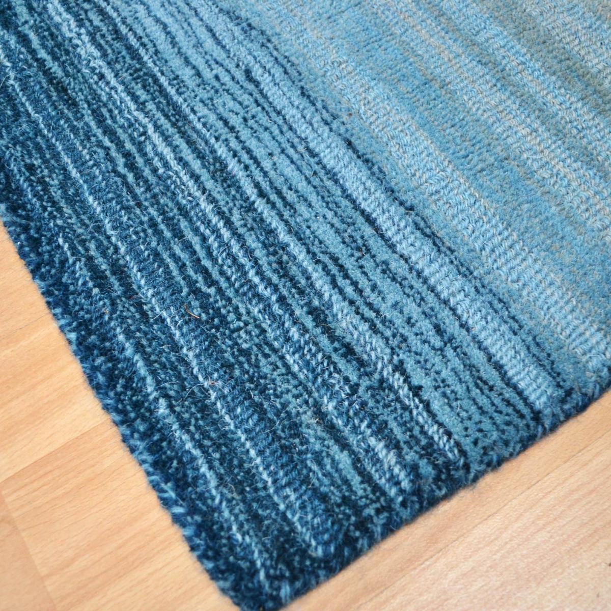 Miko Stripe Rugs in Blue – image 2