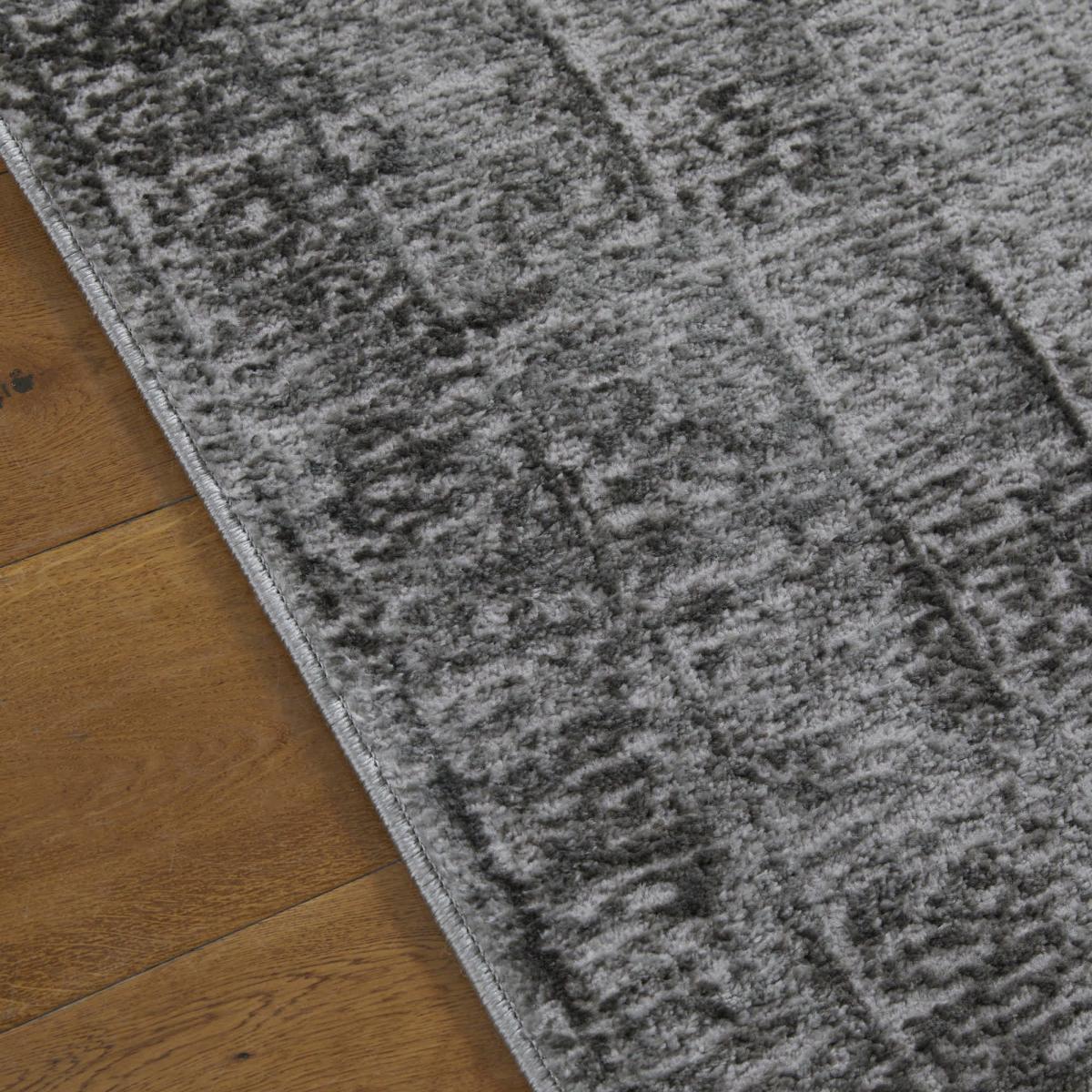 Manhattan 709 E Rugs in Distressed Modern Grey 120x170cm – image 3