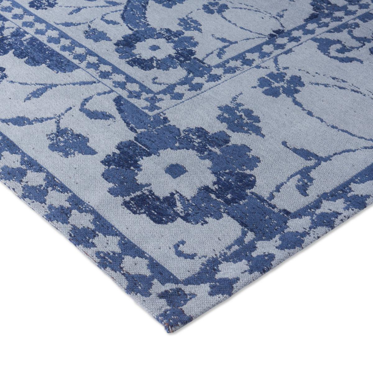 Newborough Jacquard 081608 Rug by Laura Ashley in Dark Seaspray Blue&nbsp;250x350cm – image 3