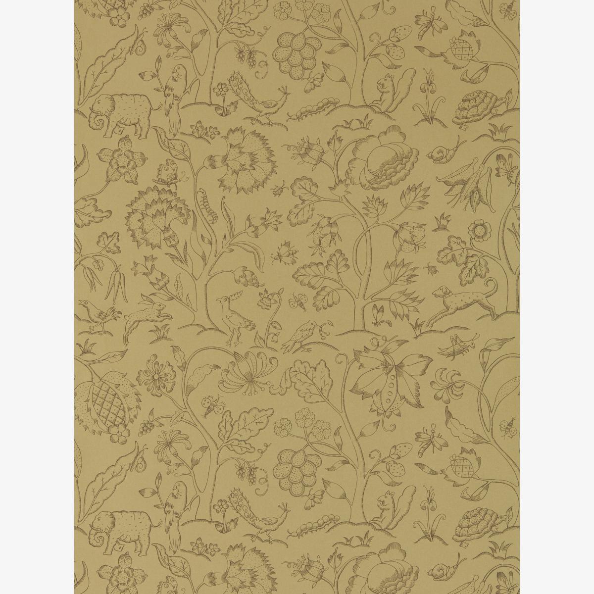 Middlemore Wallpaper 216696 by Morris & Co in Antique Gold Roll
