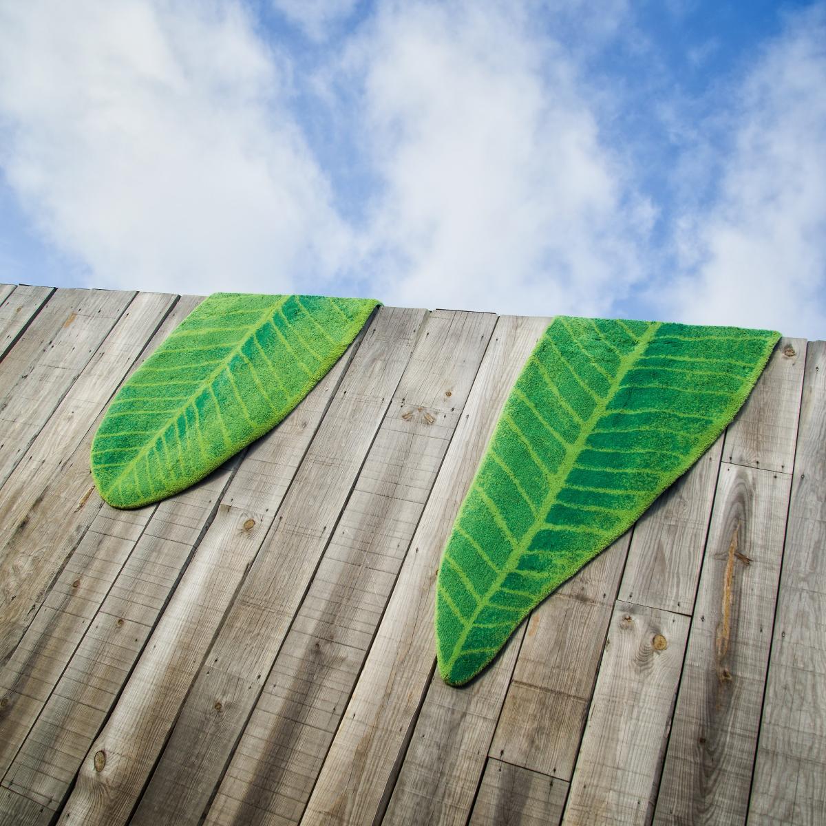 Luxury Feuille Leaf Bath Mat by Designer Abyss & Habidecor 65x185cm – image 3