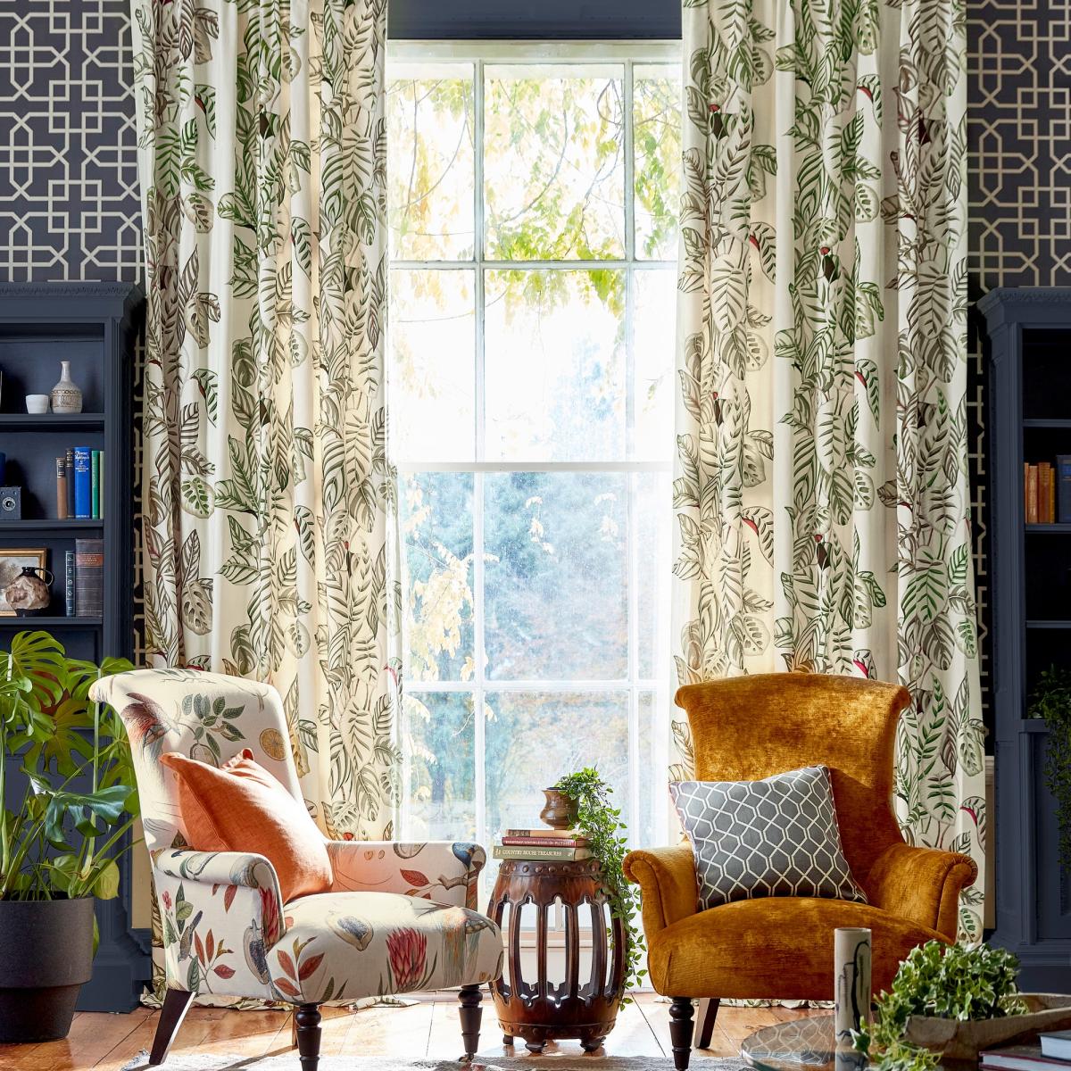 Hampton Trellis Wallpaper 216662 by Sanderson in Charcoal Grey Roll – image 3