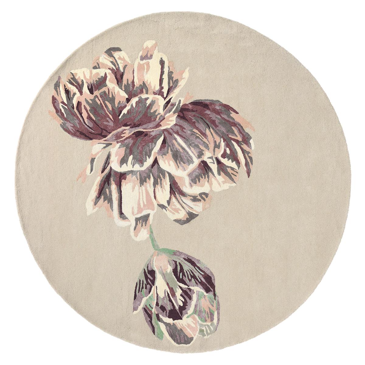 Tranquility Round Rugs 56001 by Ted Baker in Beige 200x200cm – image 5