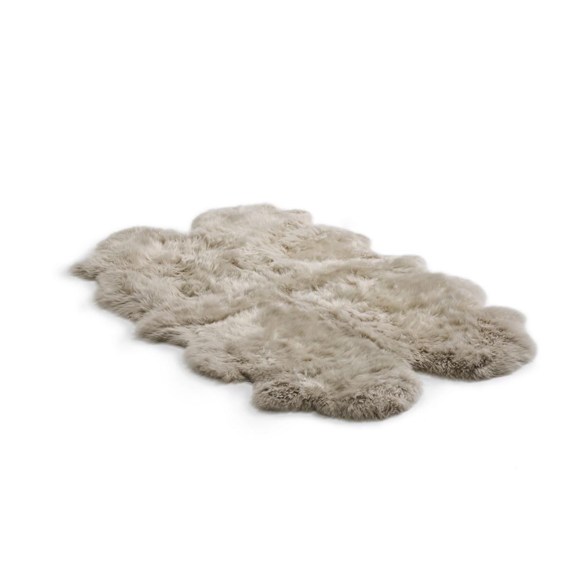 Longwool Gold Star Sheepskin Rugs in Stone Secto – image 4