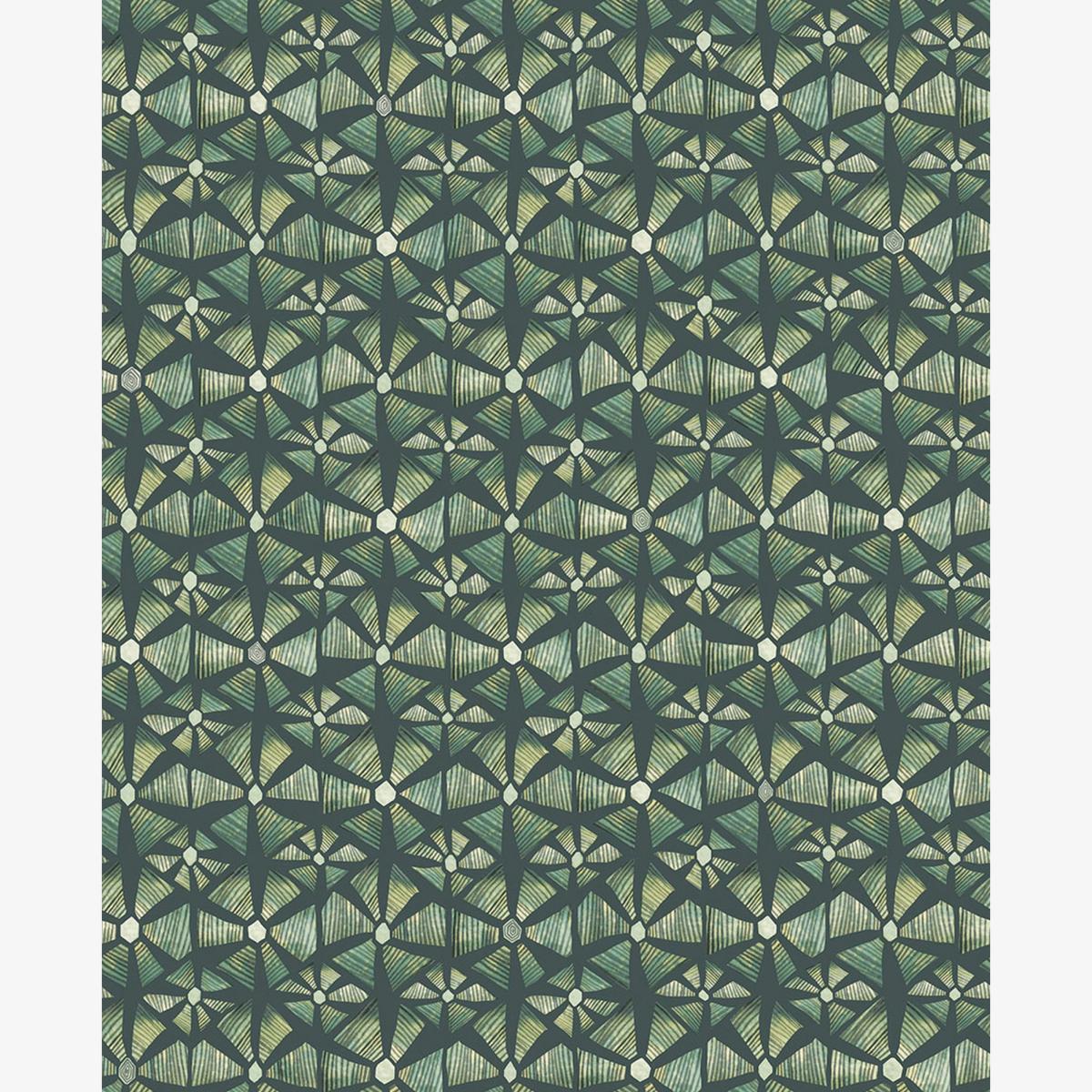 Kalahari Wallpaper 119 6030 by Cole & Son in Forest Green & Racing Car GreenRoll